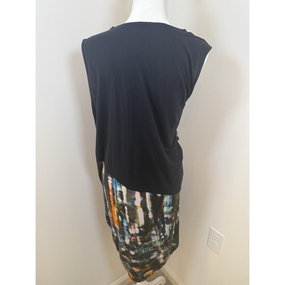 Alexander McQueen City Lights Sleeveless Dress Womens Medium Fashion Chic Black - Picture 8 of 10